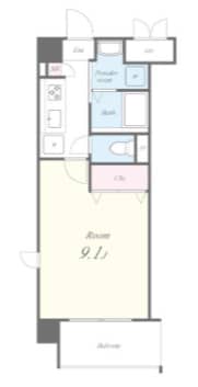 ビンシスターレットの物件間取画像