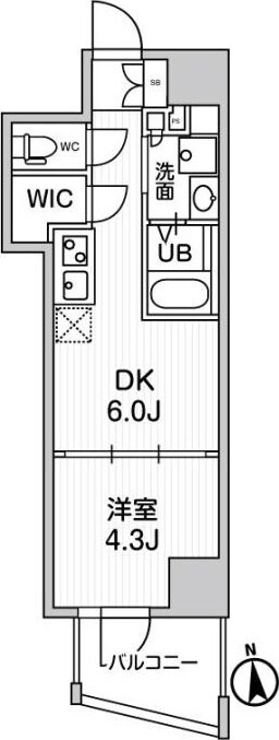 CREATIF秋葉原の物件間取画像