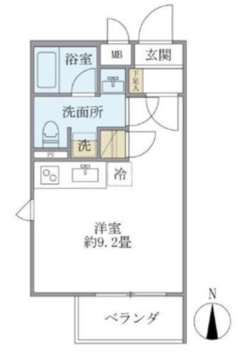 F-city住吉の物件間取画像