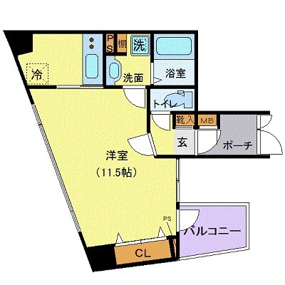 メイクスデザイン渋谷神泉の物件間取画像