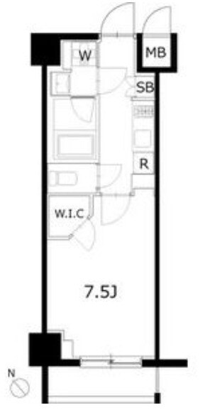 豊洲駅 徒歩8分 3階の物件間取画像