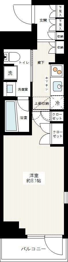 AXAS木場AsylCourt　アクサス木場アジールコートの物件間取画像