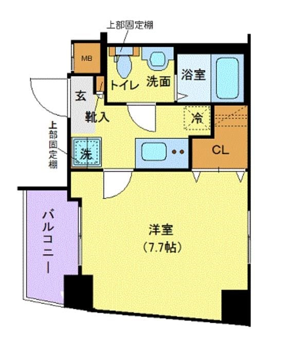 LEXE明大前の物件間取画像