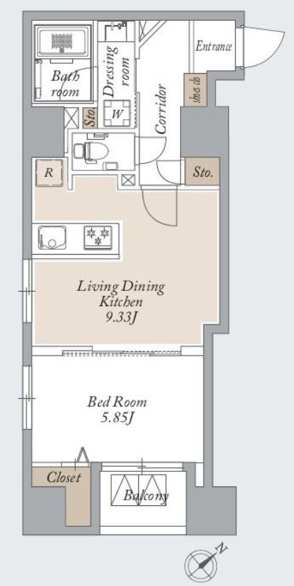 グランカーサ上野入谷の物件間取画像