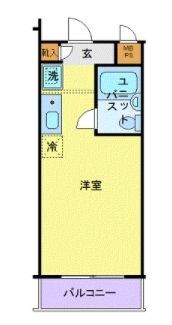 豪徳寺アムフラットの物件間取画像