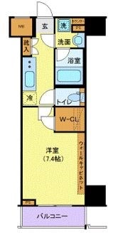 ブライズ板橋クレヴィスタの物件間取画像