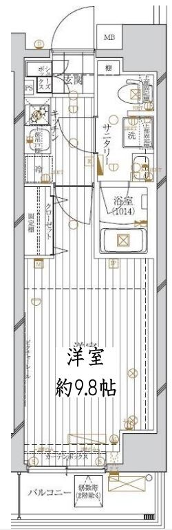 菊川駅 徒歩8分 2階の物件間取画像