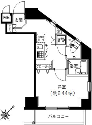 ドルチェ東京向島弐番館の物件間取画像