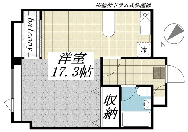 メゾン・ド・ヴィレ東神田の物件間取画像