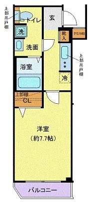 クレヴィスタ赤羽の物件間取画像