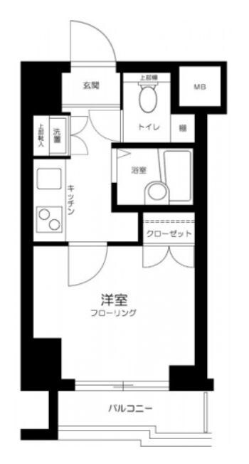 白金高輪駅 徒歩4分 12階の物件間取画像