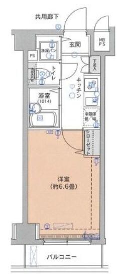 大島駅 徒歩9分 7階の物件間取画像