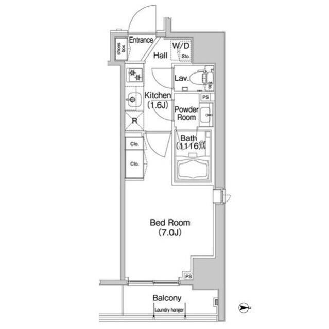 コンフォリア錦糸町の物件間取画像