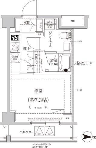 CREALpremier大島の物件間取画像