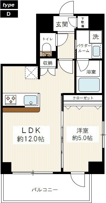 アールズプレイス両国の物件間取画像