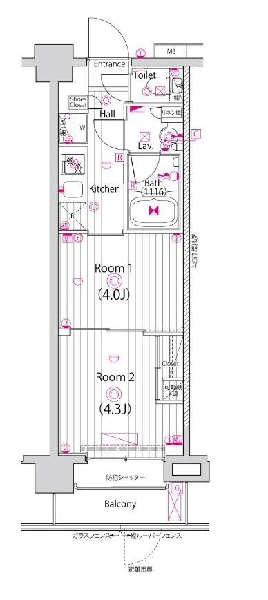 東大島駅 徒歩11分 1階の物件間取画像