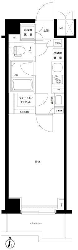 ルーブル亀戸天神前の物件間取画像