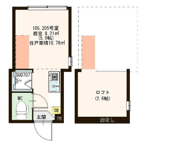 椎名町駅 徒歩9分 2階の物件間取画像