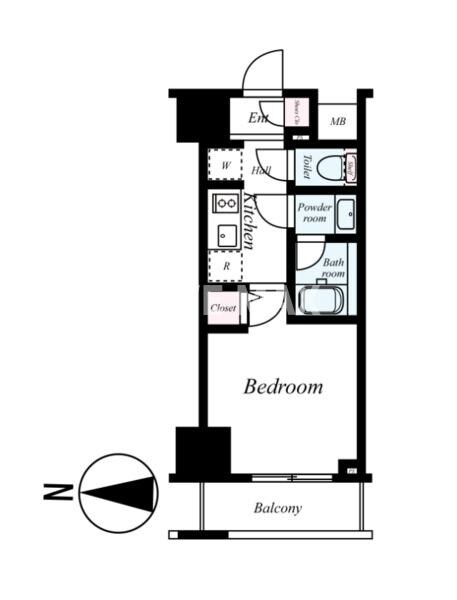スパシエ ジーベック 亀戸の物件間取画像