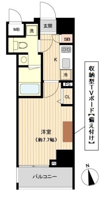 入谷駅 徒歩4分 12階の物件間取画像