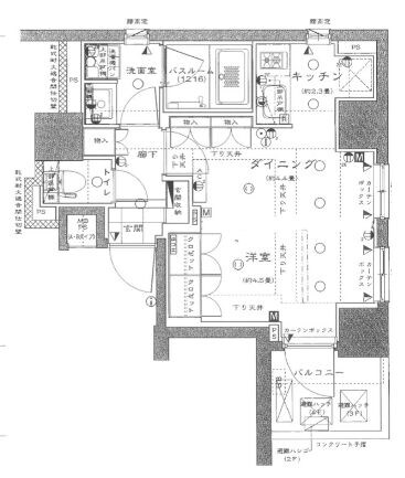 アンビックス神田の物件間取画像