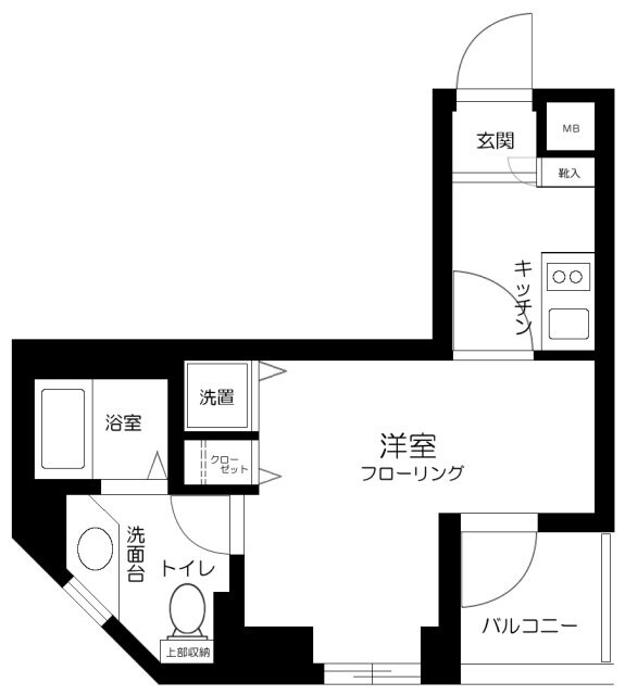 湯島駅 徒歩3分 2階の物件間取画像