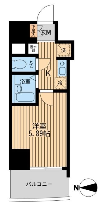 ウィルテラス西大島の物件間取画像