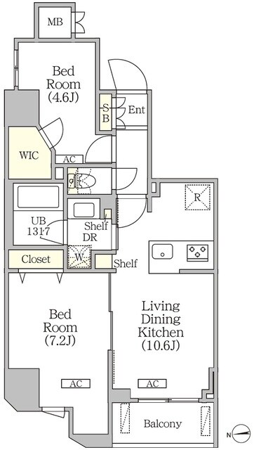 クラリティア浅草橋の物件間取画像