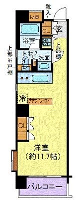 アーバンクリスタル九段下の物件間取画像