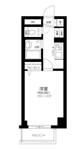 グローバン本所吾妻橋の物件間取画像