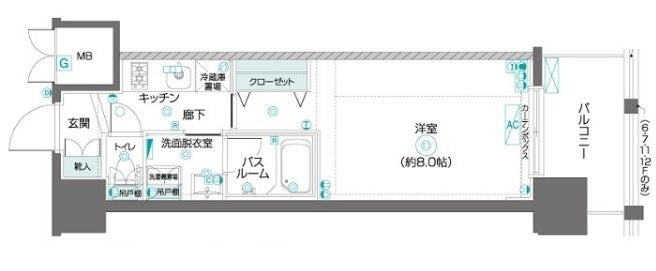 東陽町駅 徒歩5分 15階の物件間取画像