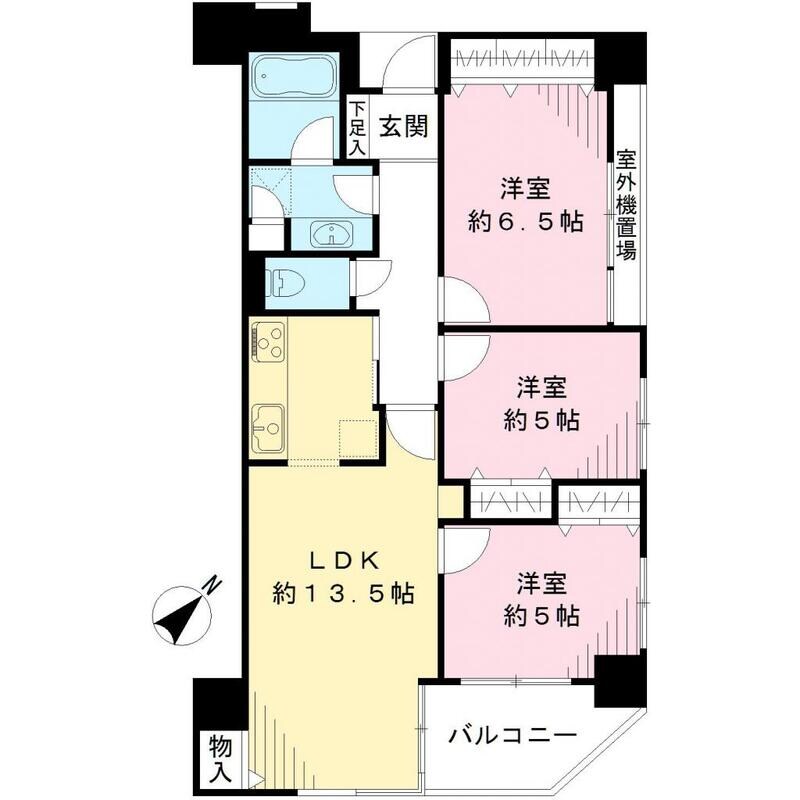 馬喰町駅 徒歩3分 4階の物件間取画像