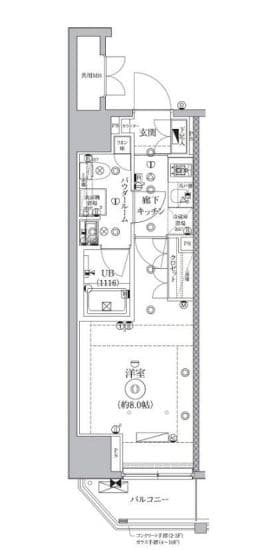 浅草駅 徒歩12分 3階の物件間取画像