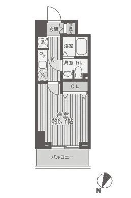 蒲田駅 徒歩4分 14階の物件間取画像