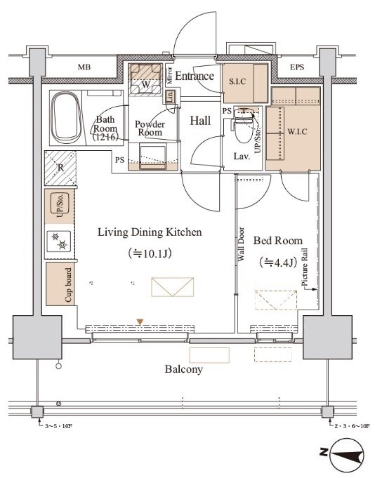 ブランシエスタ木場の物件間取画像
