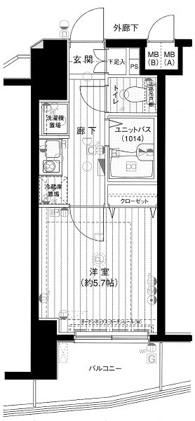 メインステージ南麻布　の物件間取画像