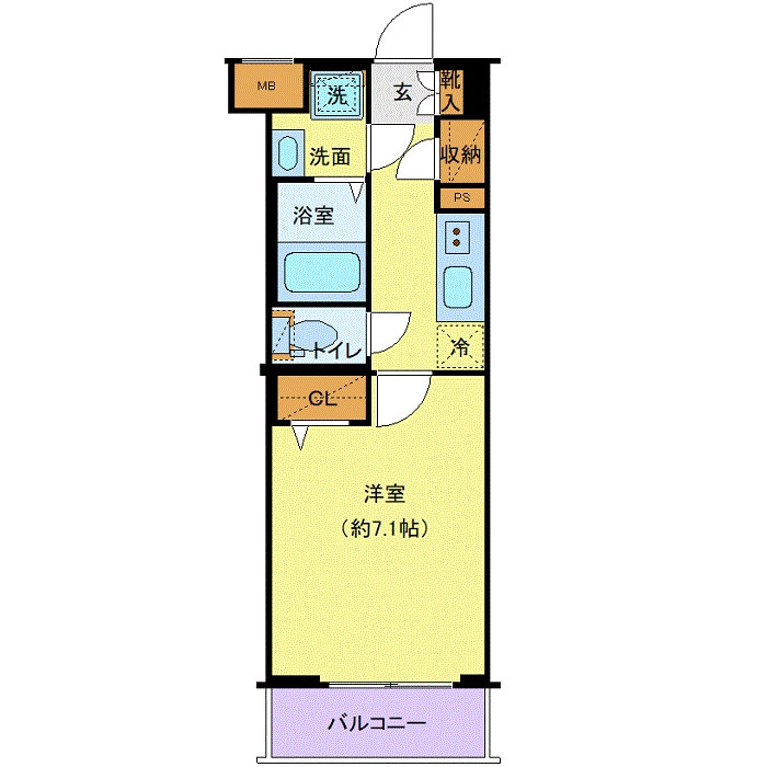 クレヴィスタ大塚の物件間取画像