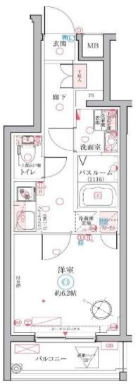 クレヴィスタ大塚の物件間取画像