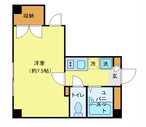 アンプルールフェールTAKEDAの物件間取画像