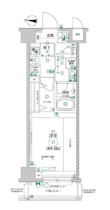 レアライズ清澄白河の物件間取画像