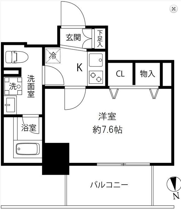 浅草橋駅 徒歩6分 10階の物件間取画像