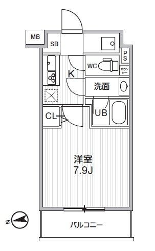 ＨＦ曳舟レジデンスの物件間取画像