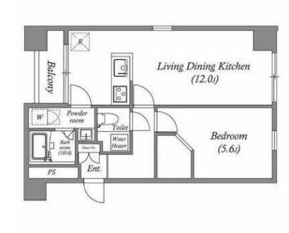 オーパスホームズ八丁堀の物件間取画像