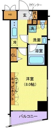 ブライズ亀戸の物件間取画像