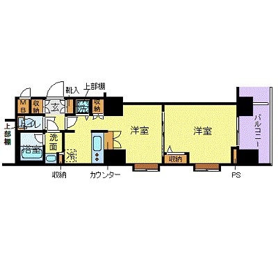 トーシンフェニックス芝アストラーレの物件間取画像