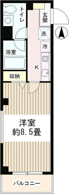 パセオ中野の物件間取画像