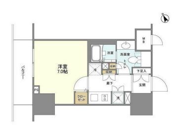 蔵前駅 徒歩4分 3階の物件間取画像