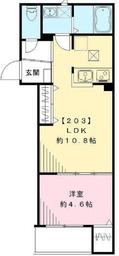 上板橋駅 徒歩5分 2階の物件間取画像