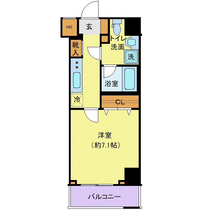 クレヴィスタ錦糸町の物件間取画像