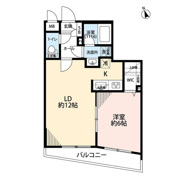プレール・ドゥーク上中里の物件間取画像